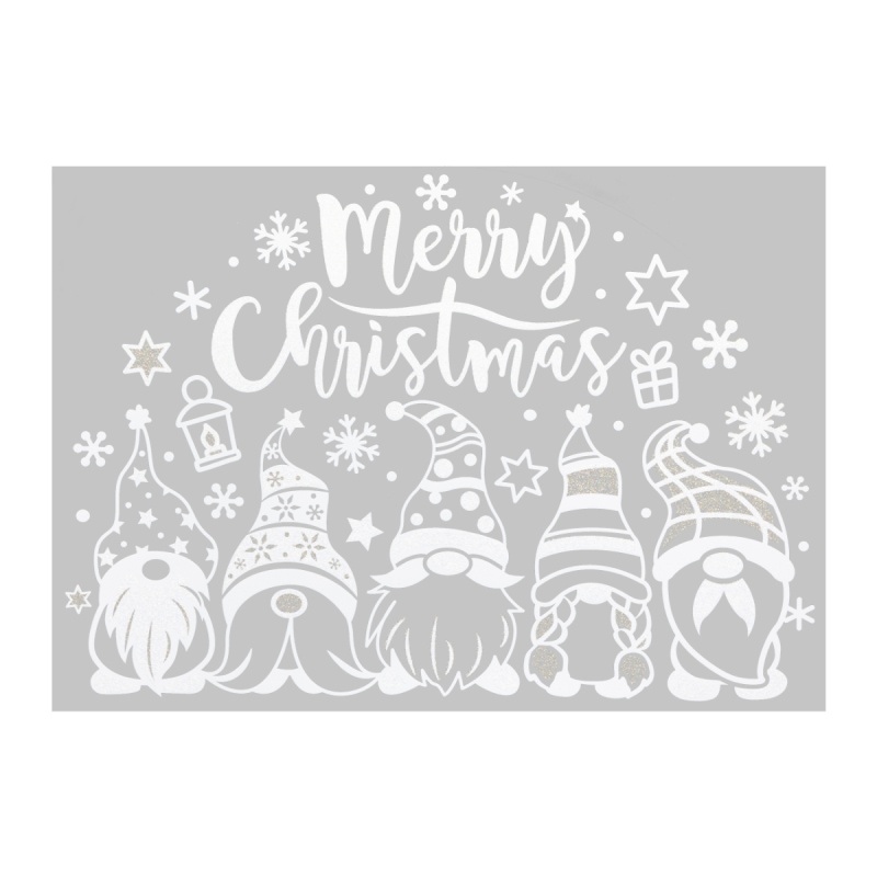 Χριστουγεννιάτικα Αυτοκόλλητα Παραθύρου A-S Gnomes 208252