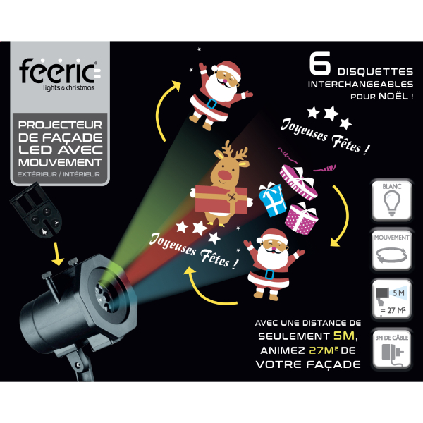 Χριστουγεννιάτικος Προτζέκτορας Led Εξωτερικού Χώρου F-R 878261