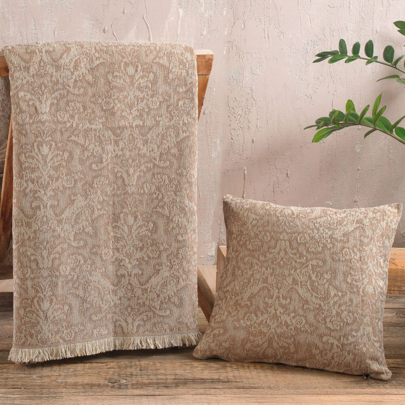 Ριχτάρι Καναπέ Τετραθέσιου (180x330) Rythmos Bianco Brown