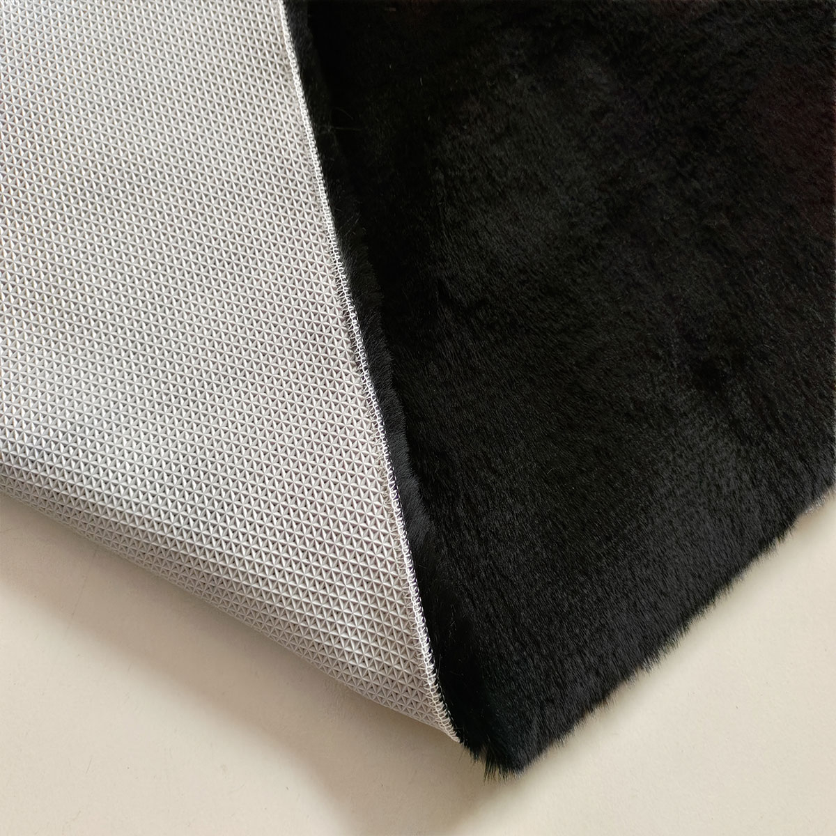 Χαλί Γούνινο (200X250) New Plan Puffy Fc9 Black Home Χαλιά Σαλονιού Spitishop