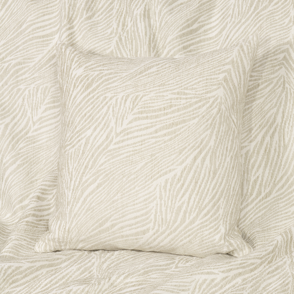 Διακοσμητική Μαξιλαροθήκη (45x45) Nima Moca Ivory