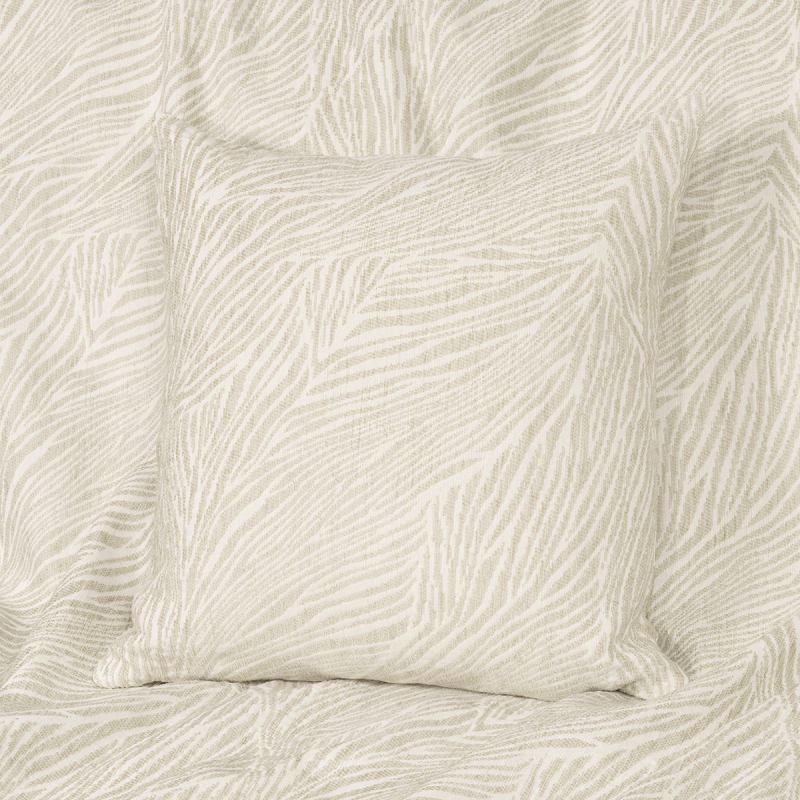 Διακοσμητική Μαξιλαροθήκη (45x45) Nima Moca Ivory