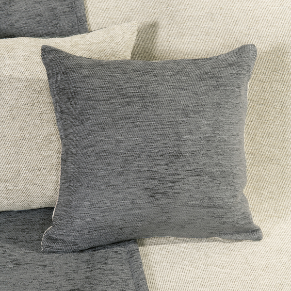 Διακοσμητική Μαξιλαροθήκη 2 Όψεων (45x45) Nima Caldo Grey-Ivory