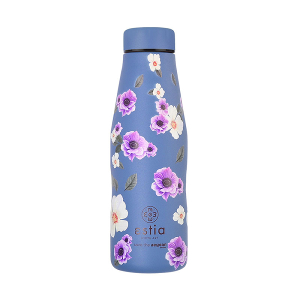 Μπουκάλι Θερμός 500ml Estia Save The Aegean Garden Blue 01-16654