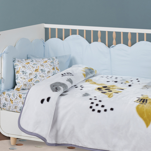 Κουβέρτα Βελουτέ Κούνιας (110x140) Das Home Baby 4977