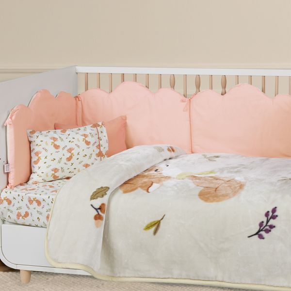 Κουβέρτα Βελουτέ Κούνιας (110x140) Das Home Baby 4978