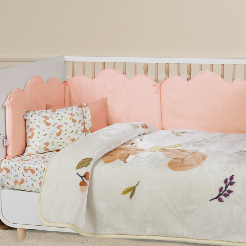 Κουβέρτα Βελουτέ Κούνιας (110x140) Das Home Baby 4978