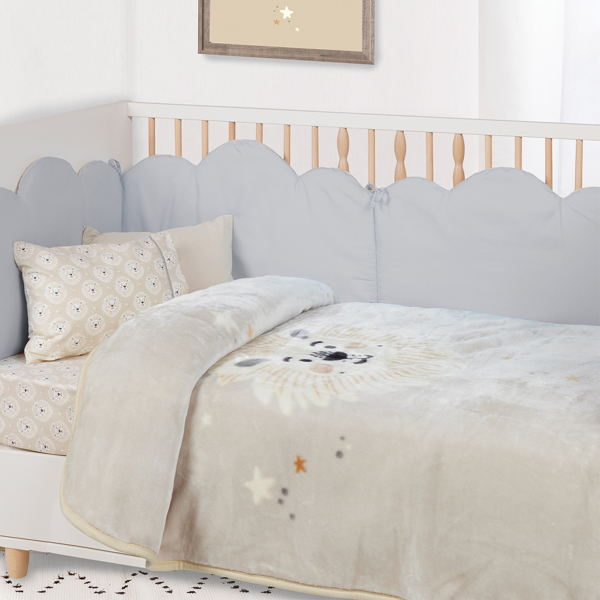 Κουβέρτα Βελουτέ Κούνιας (110x140) Das Home Baby 4979