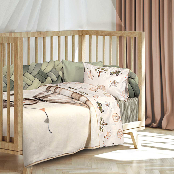 Κουβέρτα Βελουτέ Κούνιας (110x140) Greenwich Polo Club  Baby 8860