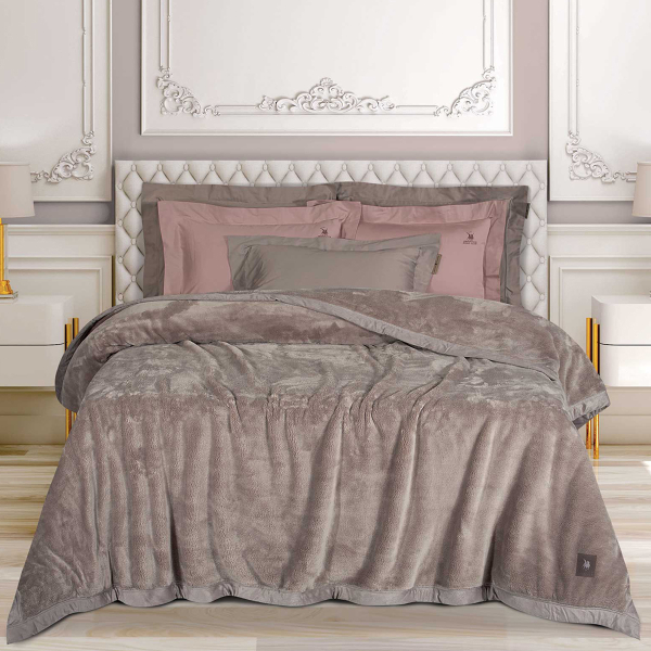 Κουβέρτα Βελουτέ King Size (240x250) Greenwich Polo Club Essential 3973 Dusty Lilac