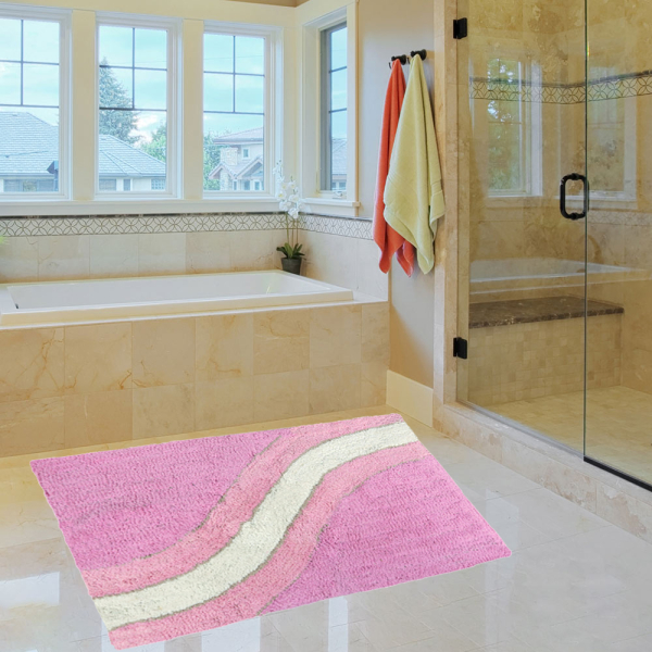 Πατάκι Μπάνιου (60x90) San Lorentzo DIB-750 Ροζ