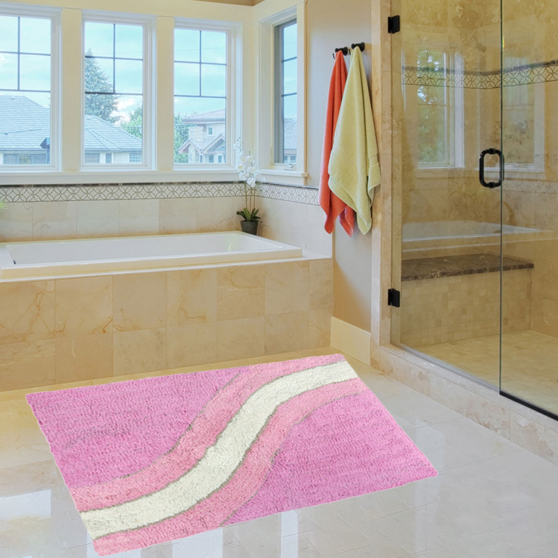 Πατάκι Μπάνιου (60x90) San Lorentzo DIB-750 Ροζ