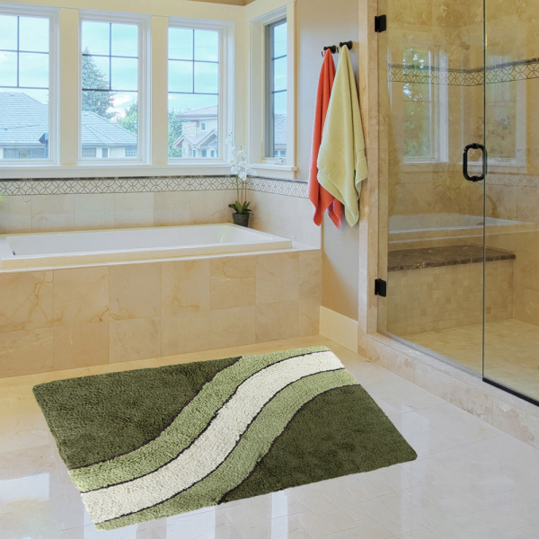 Πατάκι Μπάνιου (60x90) San Lorentzo DIB-750 Πράσινο