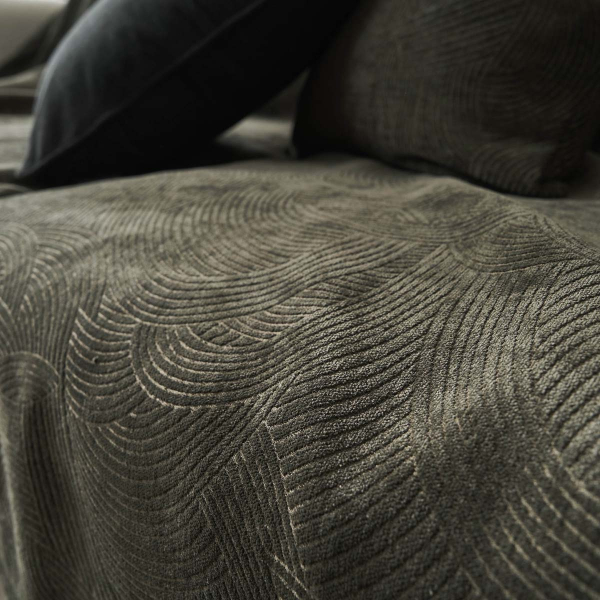 Ριχτάρι Καναπέ Τετραθέσιου Βελουτέ (180x350) Gofis Home Nimbus Weed Green 447/57