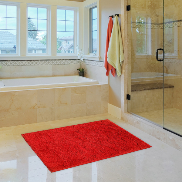 Πατάκι Μπάνιου (50x80) San Lorentzo VΕ-9048 Κόκκινο