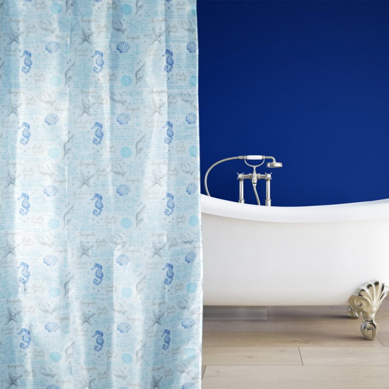 Κουρτίνα Μπάνιου (180x200) Με Κρίκους San Lorentzo SL8032