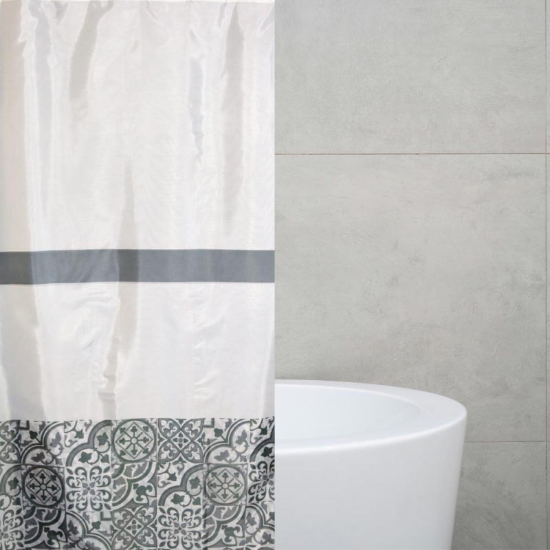 Κουρτίνα Μπάνιου (240x200) Με Κρίκους San Lorentzo Terra