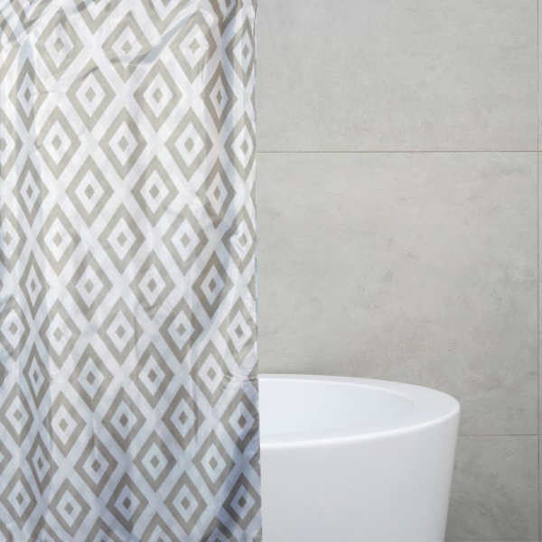 Κουρτίνα Μπάνιου (240x200) Με Κρίκους San Lorentzo Nude Summer