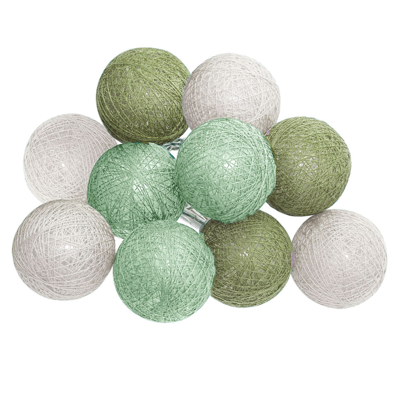 Διακοσμητική Γιρλάντα Μπαταρίας Με 10 LED Φωτάκια A-S Multi Green 116415O