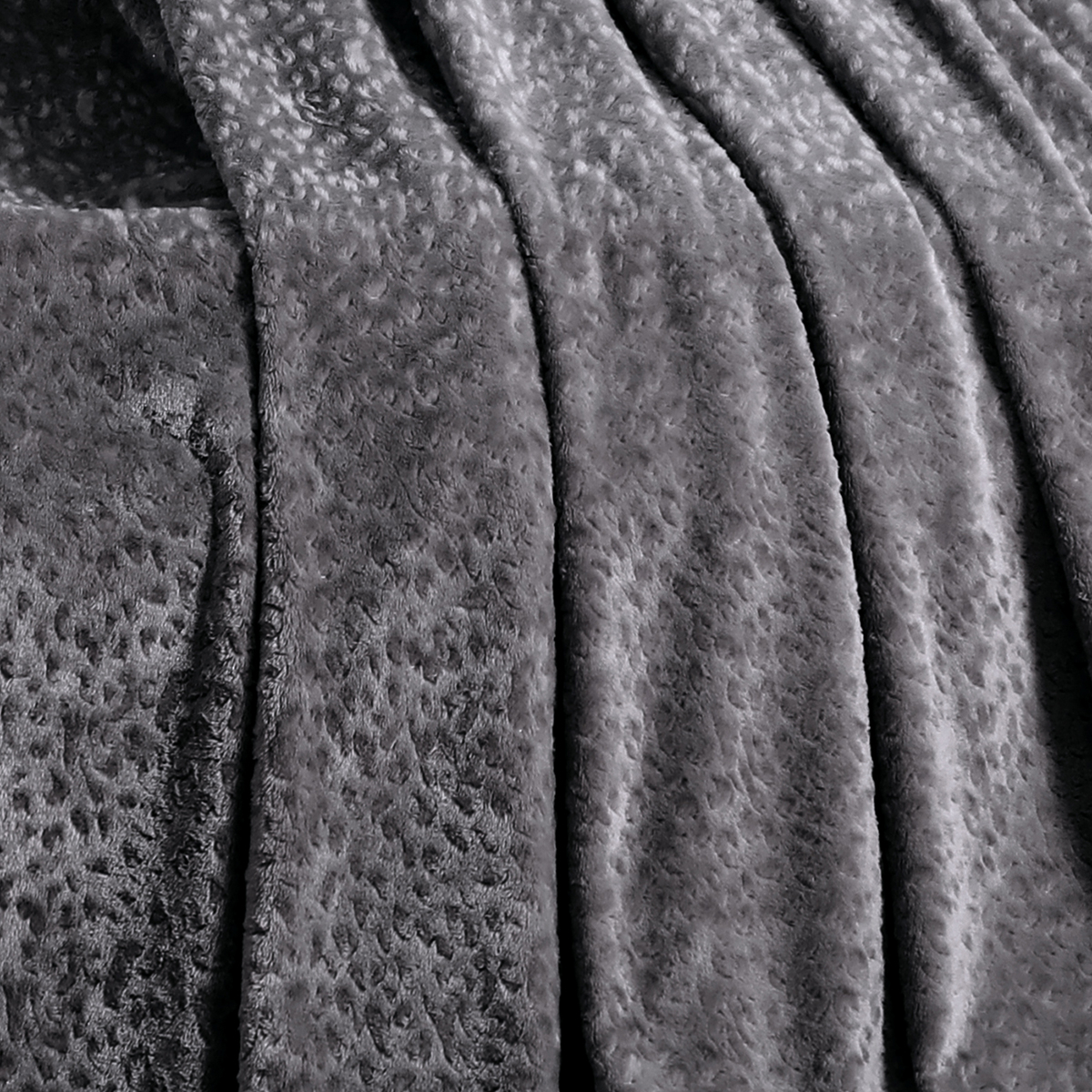 Διακοσμητικό Ριχτάρι Fleece Κουβέρτα Καναπέ (130X170) Melinen Giza D Grey Home Λευκά Είδη Σαλονιού Ριχτάρια Spitishop