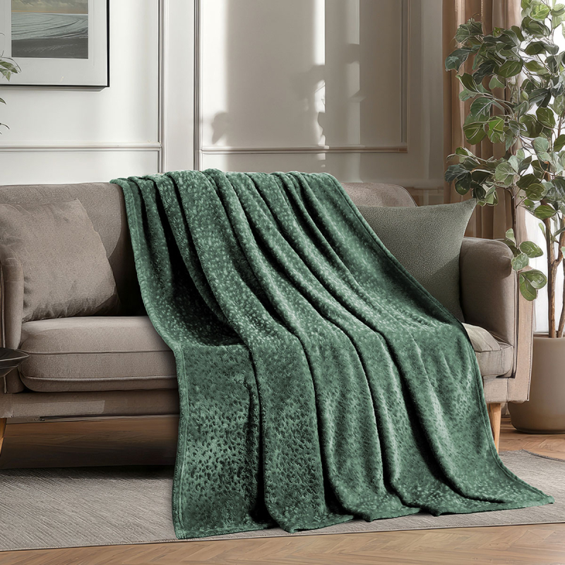 Ριχτάρι Καναπέ Τριθέσιου Fleece (170x300) Melinen Giza D.Aqua
