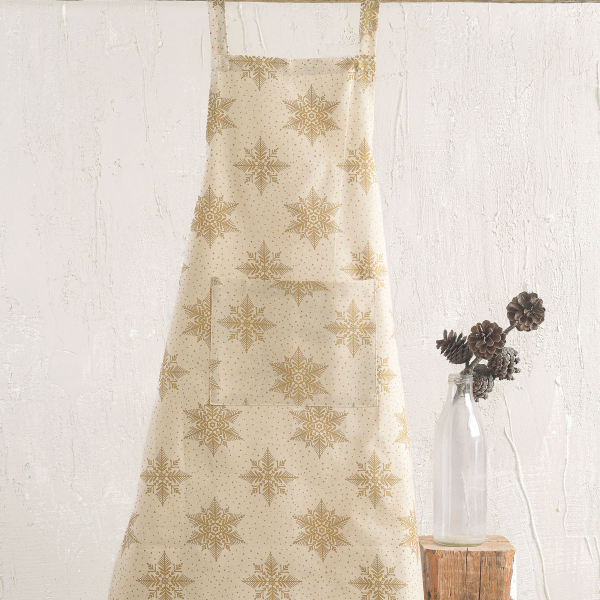 Χριστουγεννιάτικη Ποδιά Κουζίνας (60x85) Rythmos Goldie