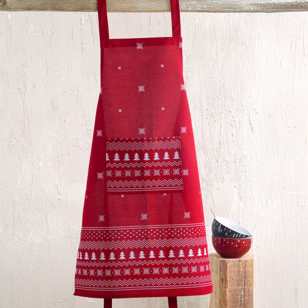 Χριστουγεννιάτικη Ποδιά Κουζίνας (60x85) Rythmos Noel