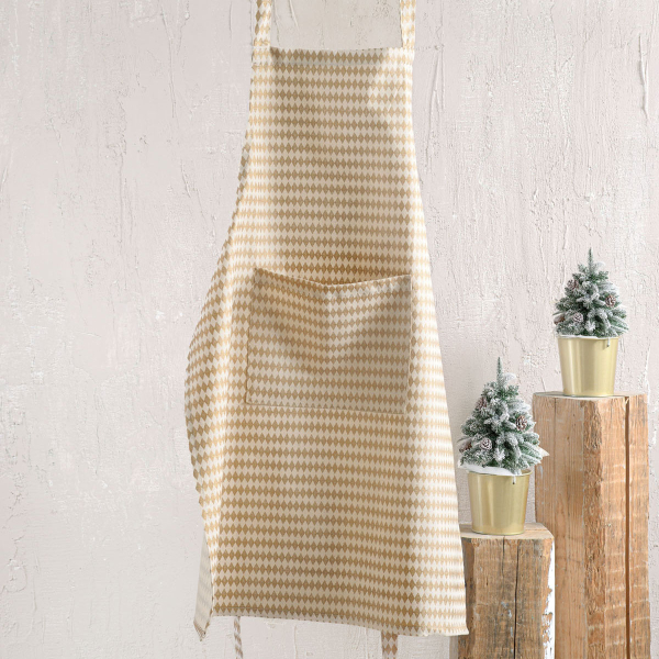 Ποδιά Κουζίνας (60x85) Rythmos Romvos Gold