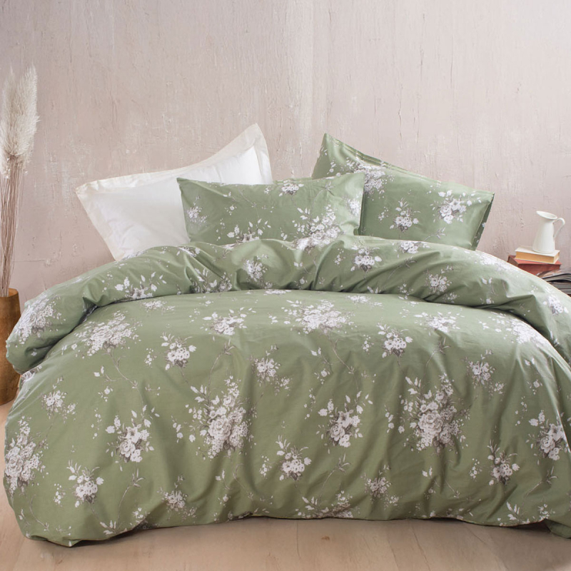 Σεντόνια King Size (Σετ) Rythmos Diva Linie Green