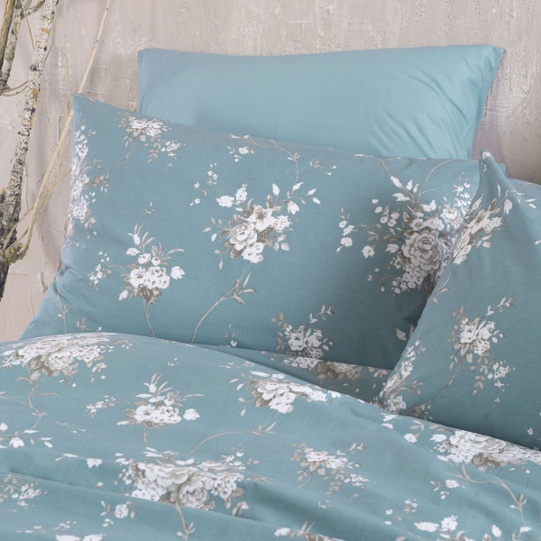 Ζεύγος Μαξιλαροθήκες (50x70) Rythmos Diva Linie Blue