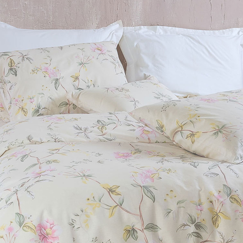 Ζεύγος Μαξιλαροθήκες (50x70) Rythmos Next Benetita Beige