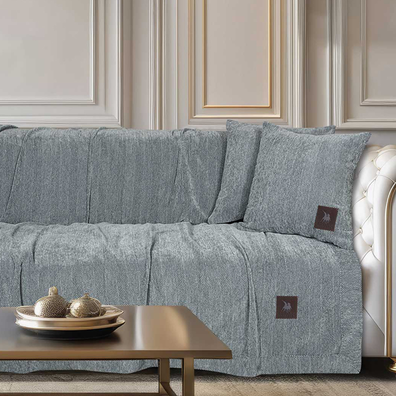 Ριχτάρι Καναπέ Διθέσιου (180x250) Greenwich Polo Club 3947 Grey