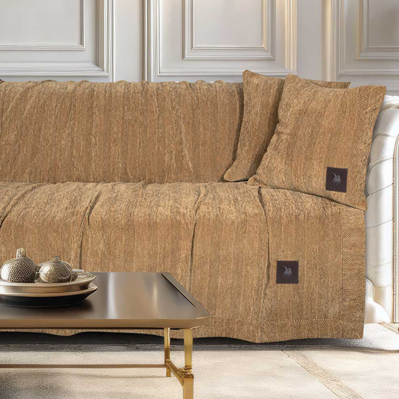 Ριχτάρι Καναπέ Τριθέσιου (180x300) Greenwich Polo Club 3949 Ochre