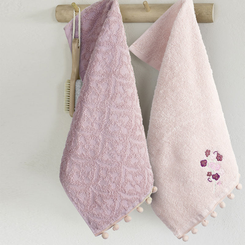 Πετσέτες Χεριών (Σετ 2τμχ) Nima Romance 400gsm