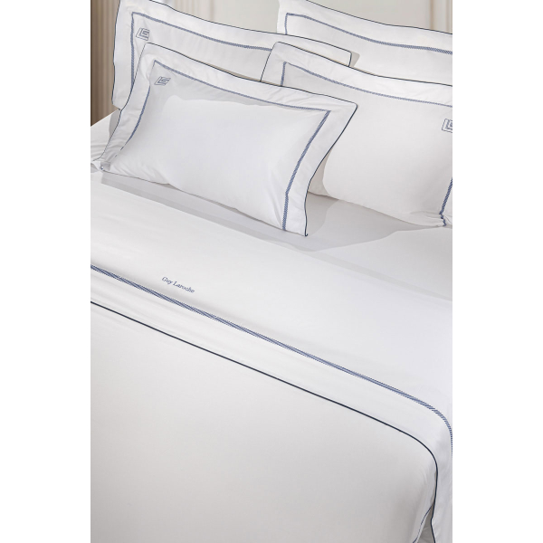 Σεντόνια King Size (Σετ) Guy Laroche Elite White - Marine