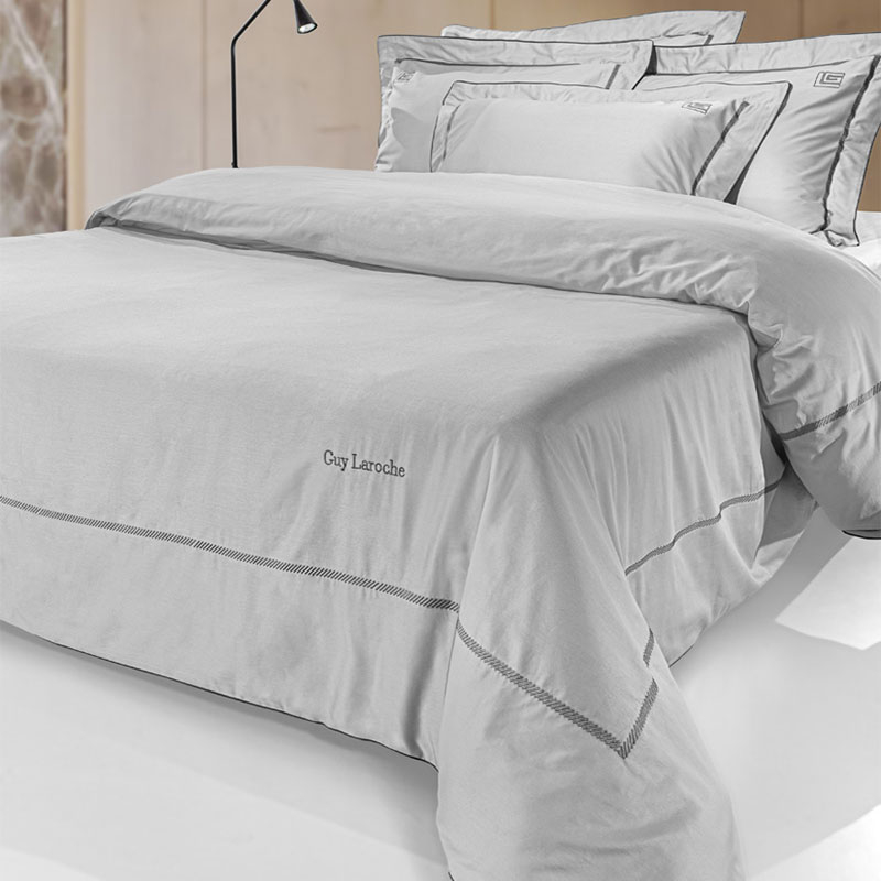 Σεντόνια King Size (Σετ) Guy Laroche Elite Silver - Anthracite