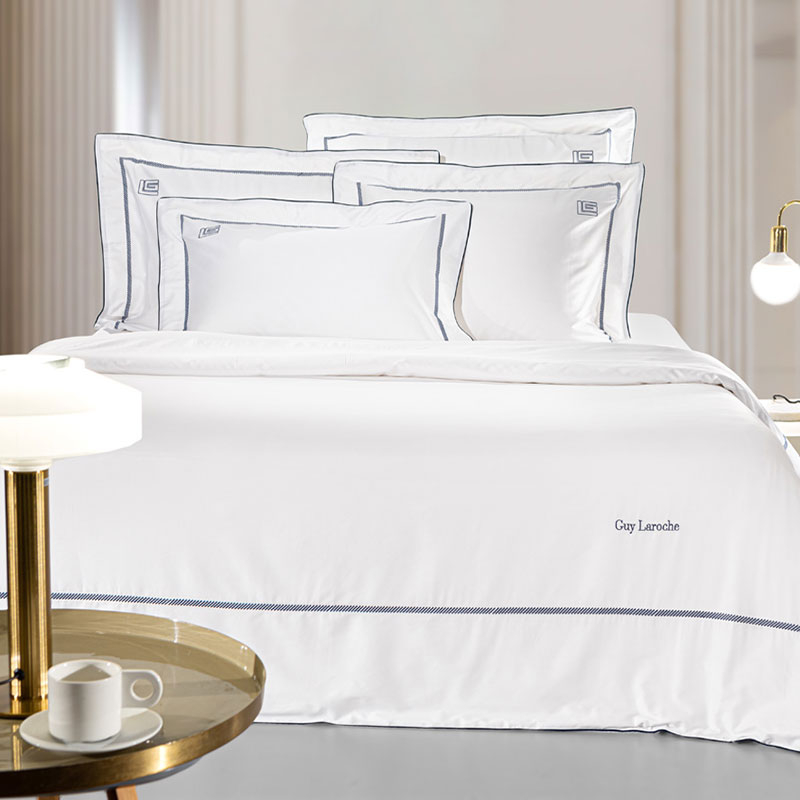 Παπλωματοθήκη King Size (Σετ 250x240) Guy Laroche Elite White - Marine