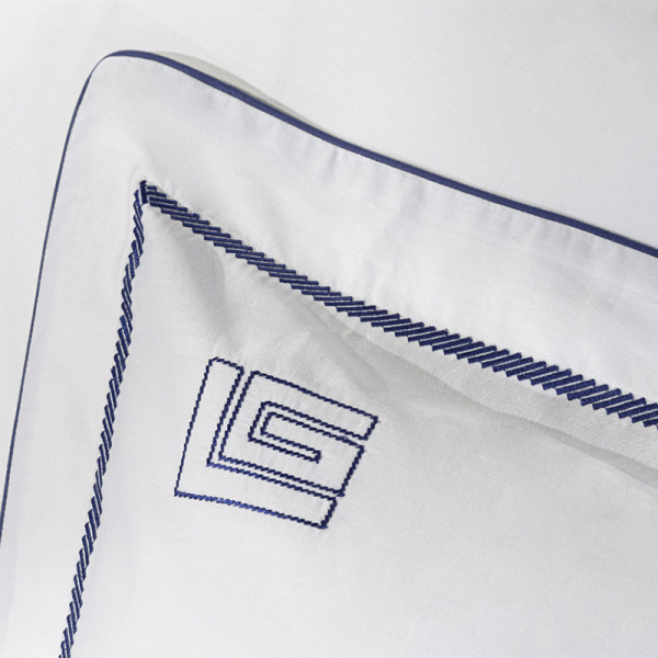 Παπλωματοθήκη King Size (Σετ 250x240) Guy Laroche Elite White - Marine