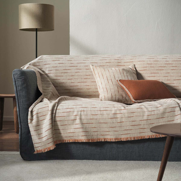 Ριχτάρι Καναπέ Τετραθέσιου 2 Όψεων (180x350) Gofis Home Vespera Brick 148/03