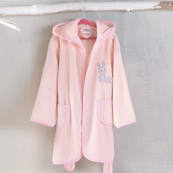 Παιδικό Μπουρνούζι Rythmos Gabby Salmon