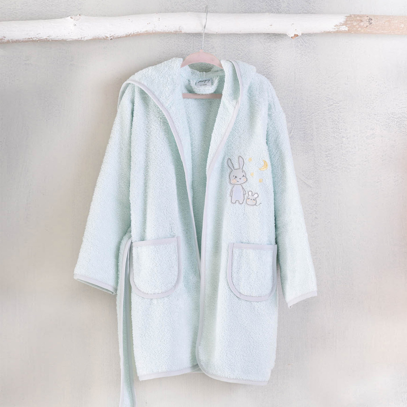 Παιδικό Μπουρνούζι Rythmos Gabby Aqua