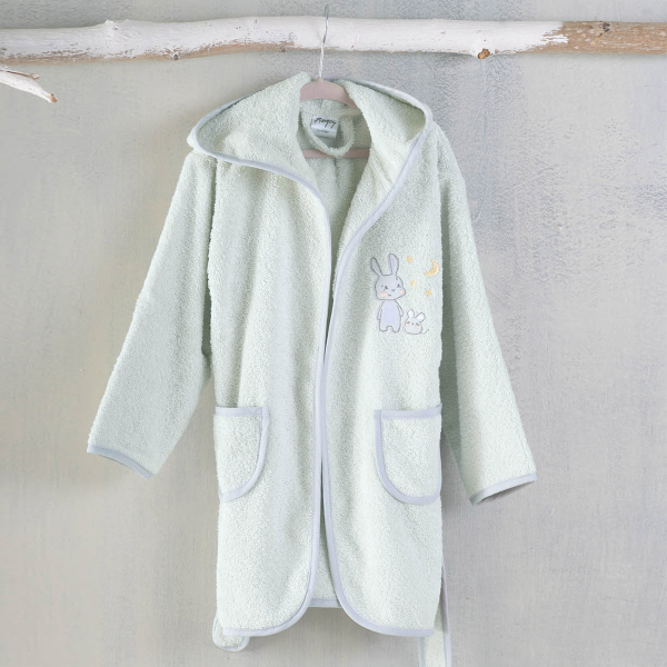 Παιδικό Μπουρνούζι Rythmos Gabby Mint