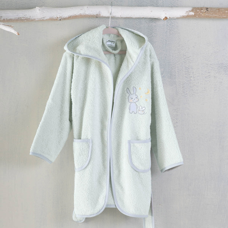 Παιδικό Μπουρνούζι Rythmos Gabby Mint