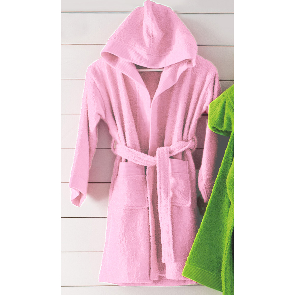 Παιδικό Μπουρνούζι Rythmos Twist Pink