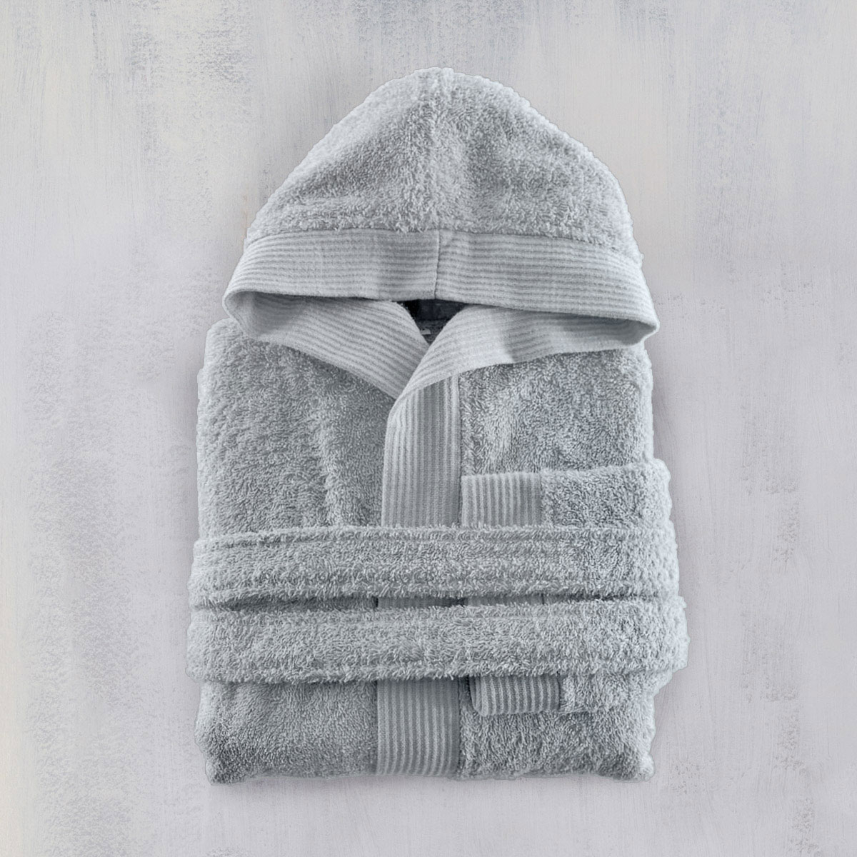 Rythmos Home Παιδικό Μπουρνούζι Rythmos Twist Grey No 10-12 No 10-12