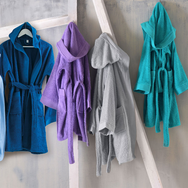 Παιδικό Μπουρνούζι Rythmos Twist Turquoise