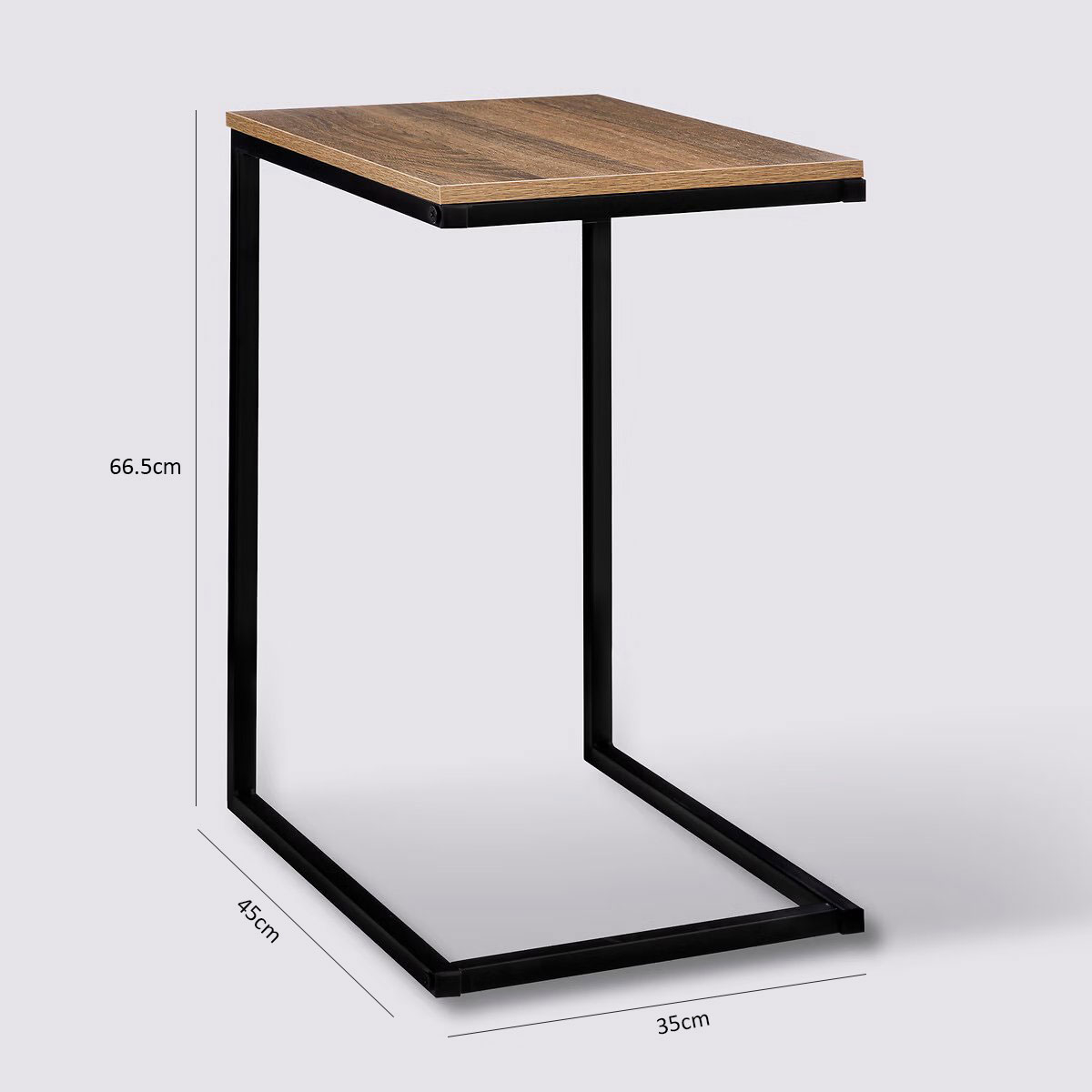 Βοηθητικό Τραπεζάκι (45X35X66 5) F-V Metal Wood 181281 Home Έπιπλα Σαλονιού Τραπεζάκια Spitishop