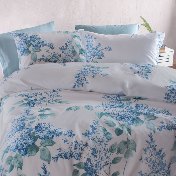 Σεντόνια King Size (Σετ) Rythmos Symbol Eve Blue