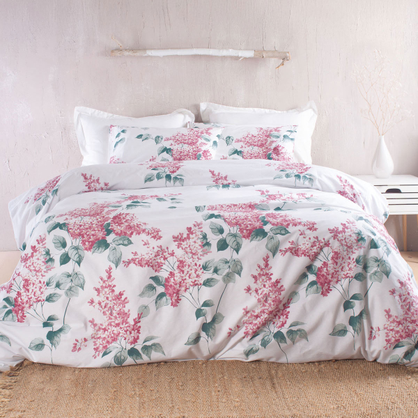 Σεντόνια King Size (Σετ) Rythmos Symbol Eve Pink