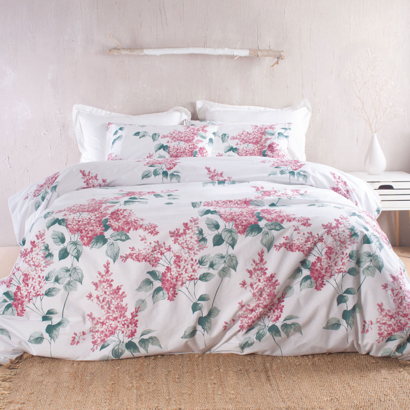 Σεντόνια King Size (Σετ) Rythmos Symbol Eve Pink